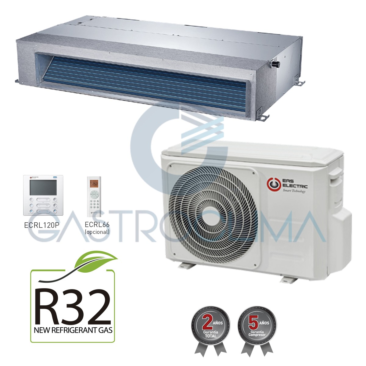 Aire acondicionado EAS ELECTRIC EDM71VK Conductos 6000 frigorias R32