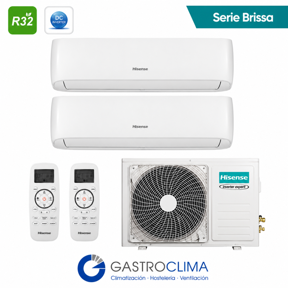 Aire Acondicionado Hisense Multi Split 2X1 2AMW42-2200+3000