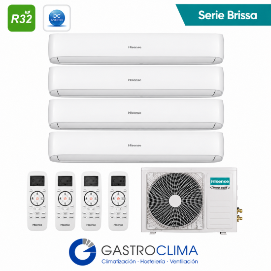Aire Acondicionado Hisense Multi Split 4x1 4AMW81 +3000+2200 (3)