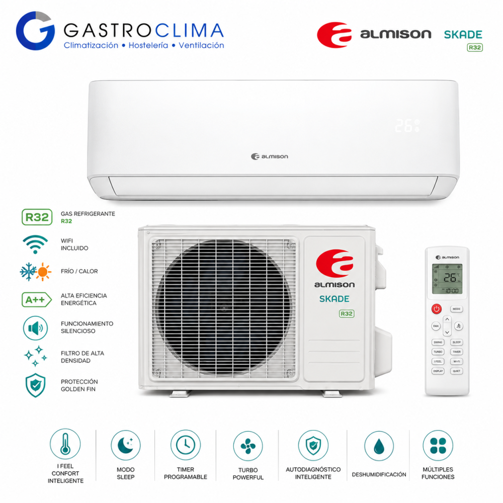 Aire acondicionado Split 4500 frigorias  ALM18AXR32