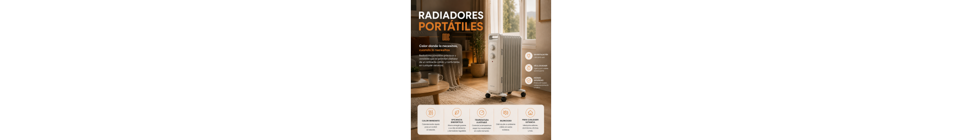 Radiadores portátiles